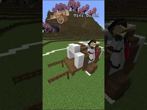 Insane Mini Minecraft Build: Horse Wagon