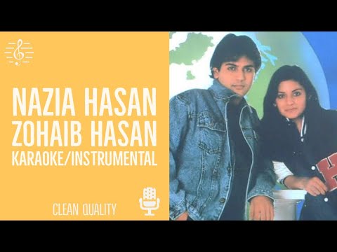Aankhen Milane Wale remix   Nazia Hasan & Zohaib Hasan    Karaoke Instrumental   Karaoke World