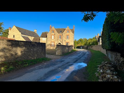 Early Morning WALK Through Real-Life Storybook Villages! ENGLAND