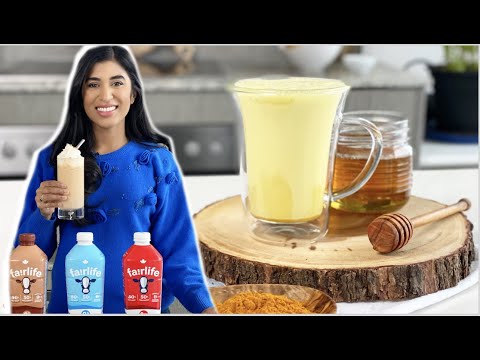 Holiday Drinks| Golden Milk and Gingerbread Milkshake