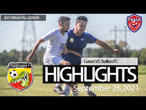 FBASA 2021 Fall League|2021.09.26|Sugar Land Gators vs Stallion FC