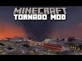 Minecraft TORNADO MOD / SURVIVE THE WILD HURRICANE!! Minecraft