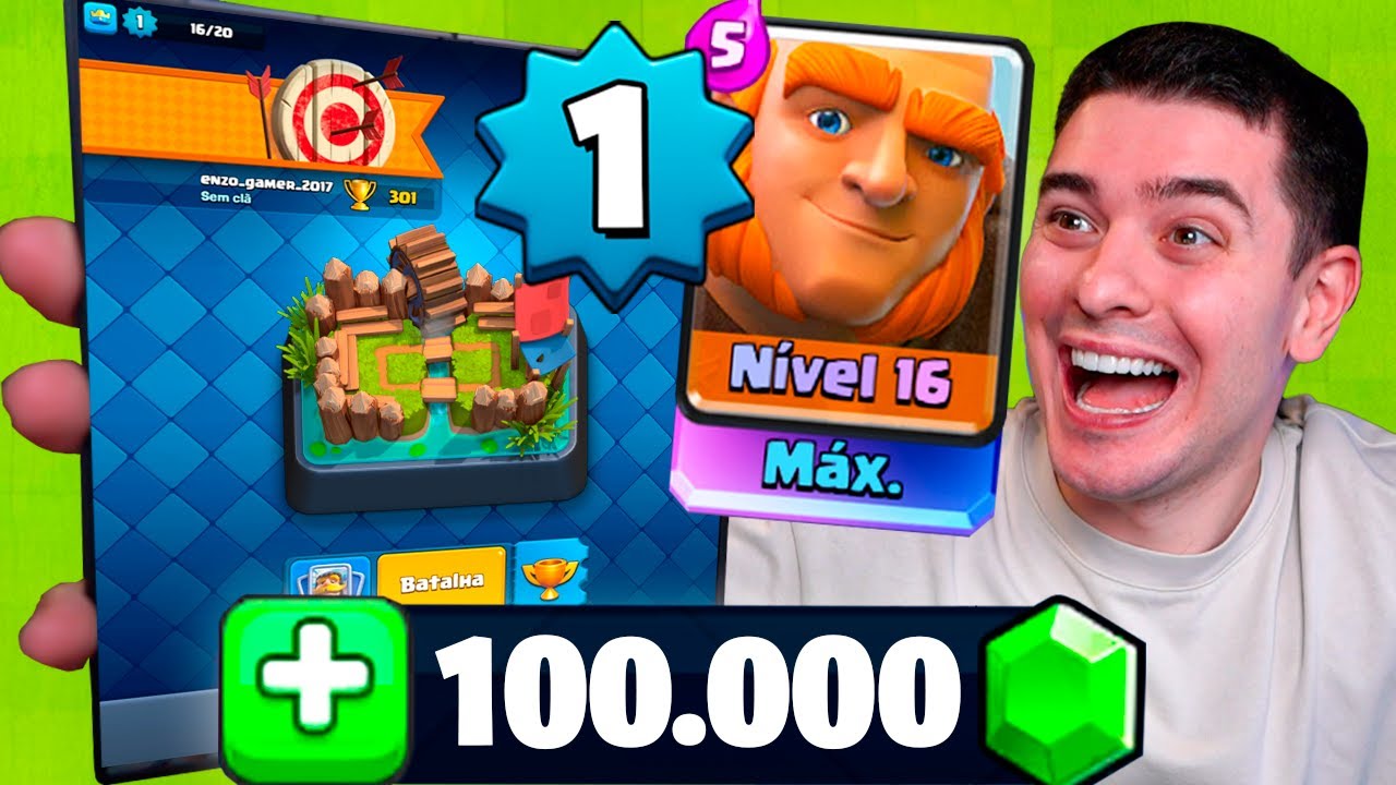 COMPREI 100 MIL GEMAS EM UMA CONTA LEVEL 1! Thumbnail