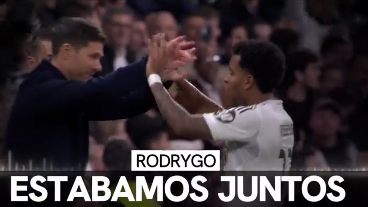 Rodrygo y el abrazo inolvidable a Xabi Alonso