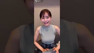 ぽぽちゃんTikTokライブ　巨乳ラウンドガール