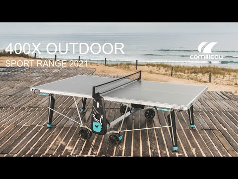Теннисный стол Cornilleau 400X Sport Outdoor, синий, всепогодный - фото 1 - id-p109856233