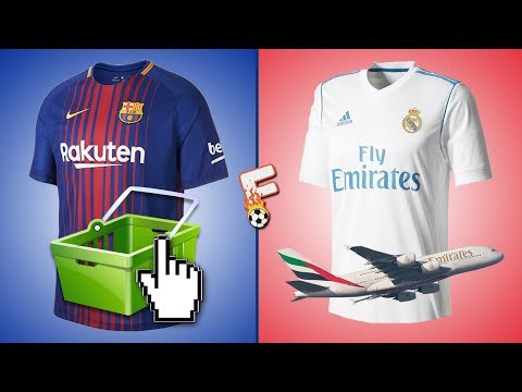 La Liga Kit Sponsors 2017 / 2018 - Footchampion Video
