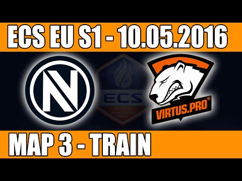 EnVyUs vs Virtus.Pro | Map 3 (Train) ECS EU Season 1 2016 CS:GO Week 5 (10.05.2016)