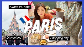 š«š· 8-Day Paris Itinerary Vlog: Hotel vs. Airbnb, Disneyland Paris, Luxury Shopping | Crystall Cho