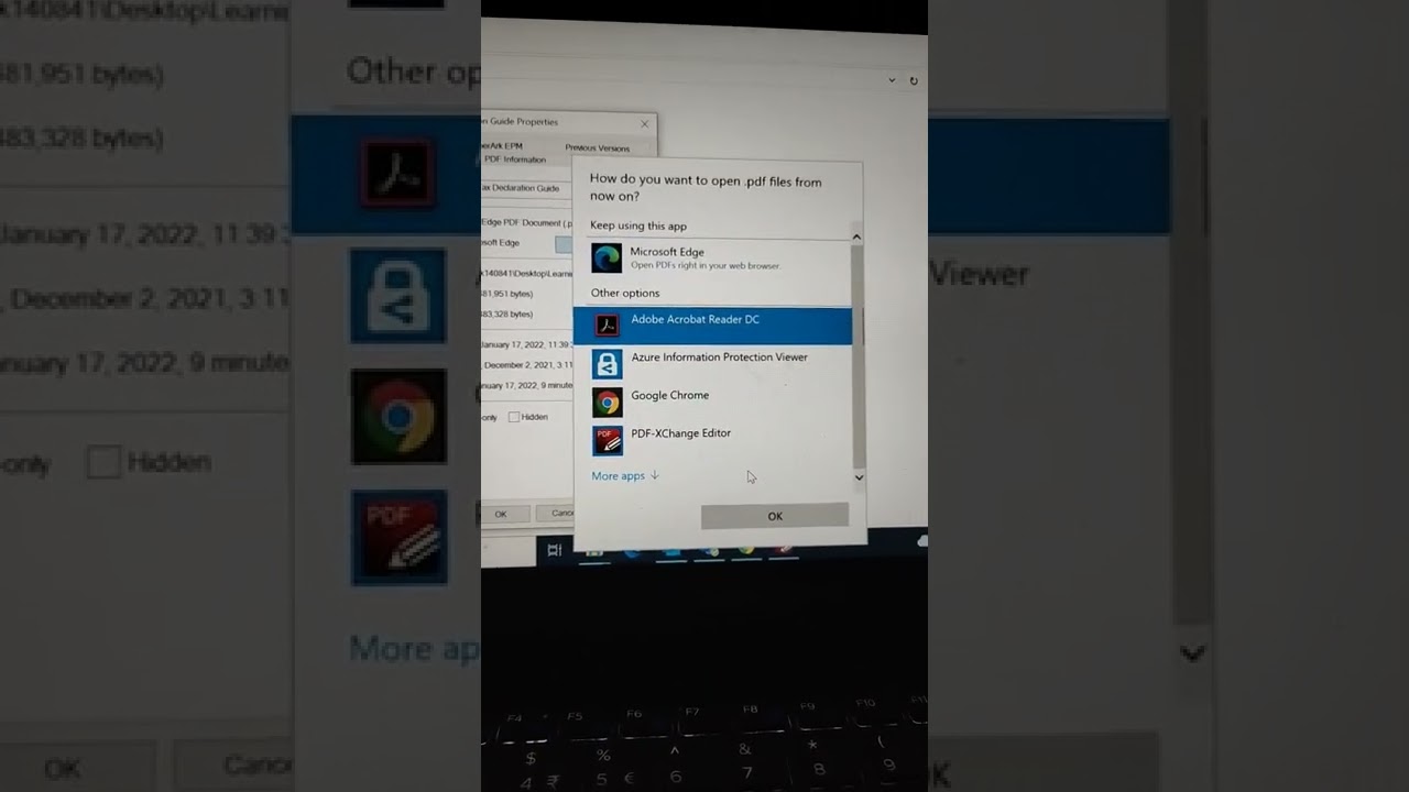 Kya aapka pdf bhi Microsoft edge se khulta hai| Open with adobe| Check this hack| #Grow in office