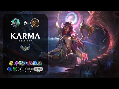 Karma Top vs Renekton - EUW Challenger Patch 13.16