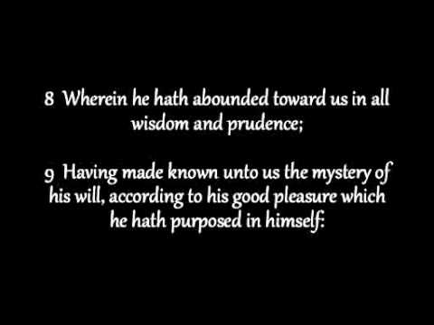 Ephesians Chapter 1 KJV AV Read Along