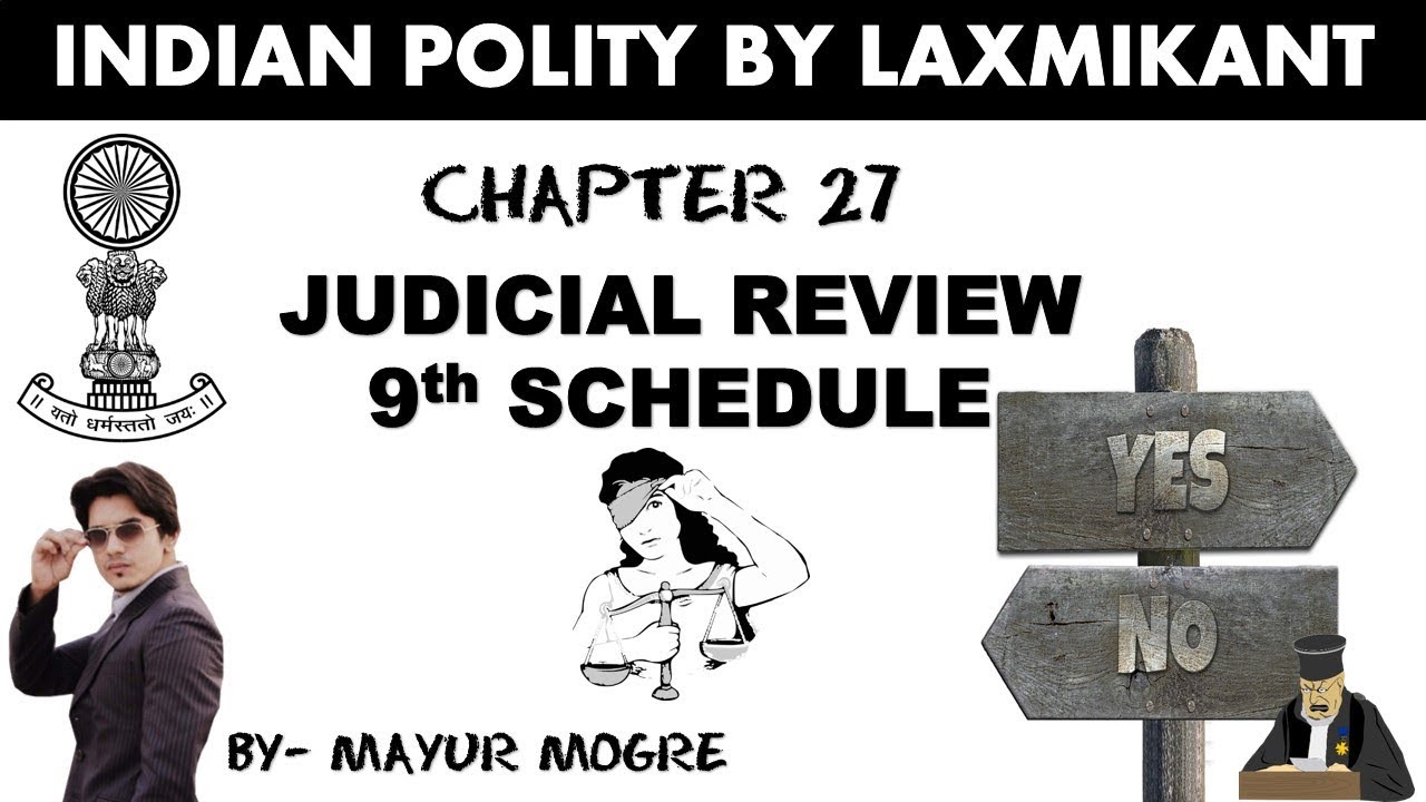 Video explaining constitutional provisions and judicial review in India