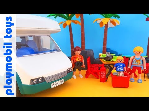 Unpack Playmobil Summer Fun 6671 Summer Camper