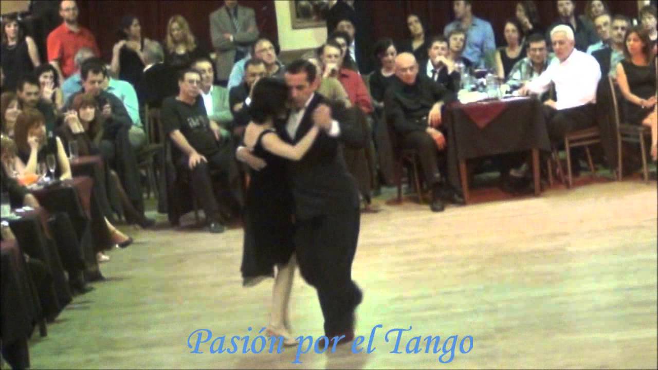 MARICEL GOMEZ y ROBERTO LEIVA Bailando la Milonga MOZO GUAPO en YIRA YIRA MILONGA