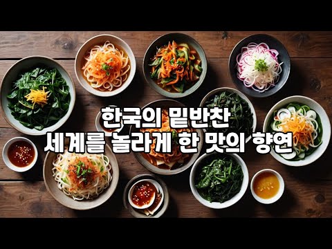 반찬 종류가 어마어마... 건강에 좋은 한국 밑반찬 문화. Korean side dishes
