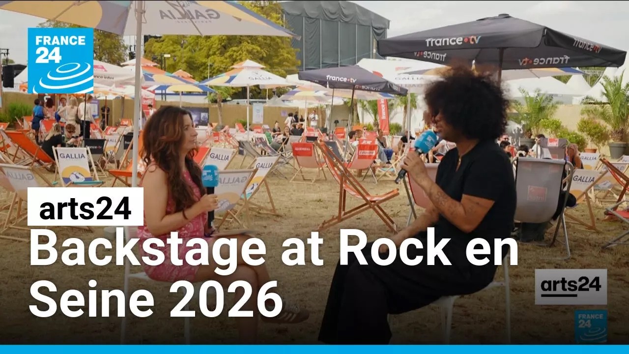 Backstage at Rock en Seine 2026 with up-and-coming British singer Sekou • FRANCE 24 English