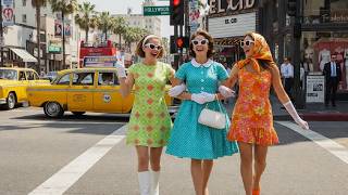 Hollywood Walk In 1968🎵A Beautiful Times I Doo-Wop Melody (Official Music Video)