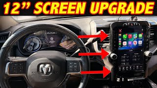 How to Upgrade the 12” Uconnect Screen 5th Gen Ram 2500/3500 | Full Radio & Stereo Install Guide