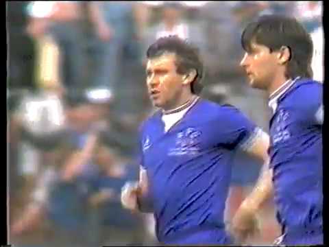 Beginn von Everton - Rapid Wien 3:1 - EC Finale 1985