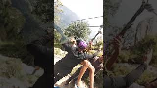 preview picture of video 'Nainital Mukteshwar rope climbing 2018'