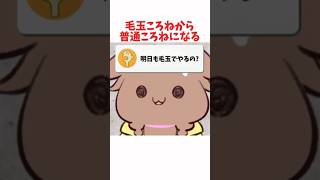 毛玉ころねから普通ころねになる #ホロライブ #ホロライブ切り抜き #hololive #shorts