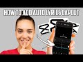 How To Make Lyrics Video In Capcut In 2024 Beginner Friendly