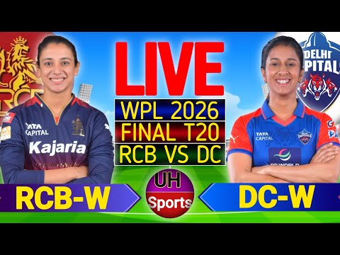 🔴LIVE RCB vs DC WPL 2026 Final | Live Cricket Score & Fan Commentary | WPL Live Match Today, RCB BAT