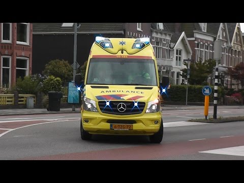 2X A1 Nieuwe Ambulance 10-185 Naar het MCA en een Melding in Alkmaar