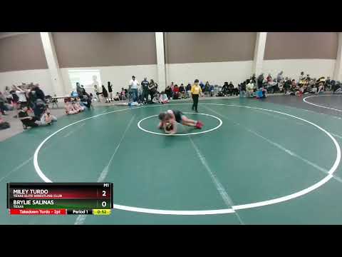 127 Lbs Round 1 - Miley Turdo, Texas Elite Wrestling Club Vs Brylie Salinas, Texas Fe7d
