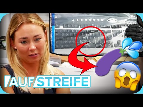 S*xuelle Belästigung! Frau findet versauten Arbeitsplatz vor - Ein Kollege? 😖 | Auf Streife | SAT.1
