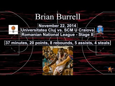 Brian Burrell - "U" Cluj vs. SCM U Craiova HIGHLIGHTS