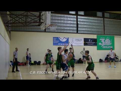 C.B. ESCOLAPIAS A 83-64 EL PILAR AZUL