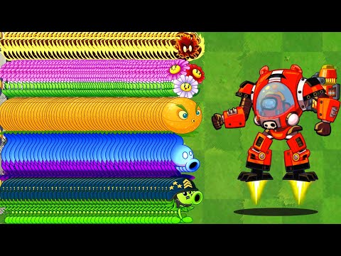PvZ2 - 200 Plants Max Level vs Z-Mech (Phase 2) LV 20 - Who Will Win ?