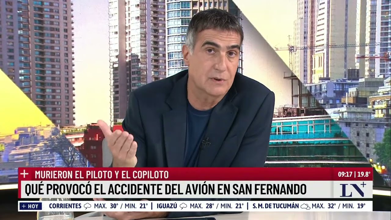 Qué provocó el accidente del avión en San Fernando: murieron el piloto y el copiloto