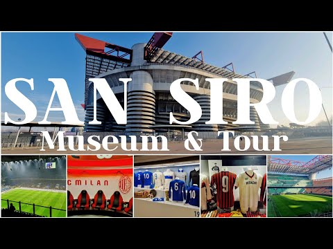San Siro Stadium Museum & Tour ⚽️ Italy’s Iconic Football Arena 🏟️ Home of AC Milan and Inter Milan.