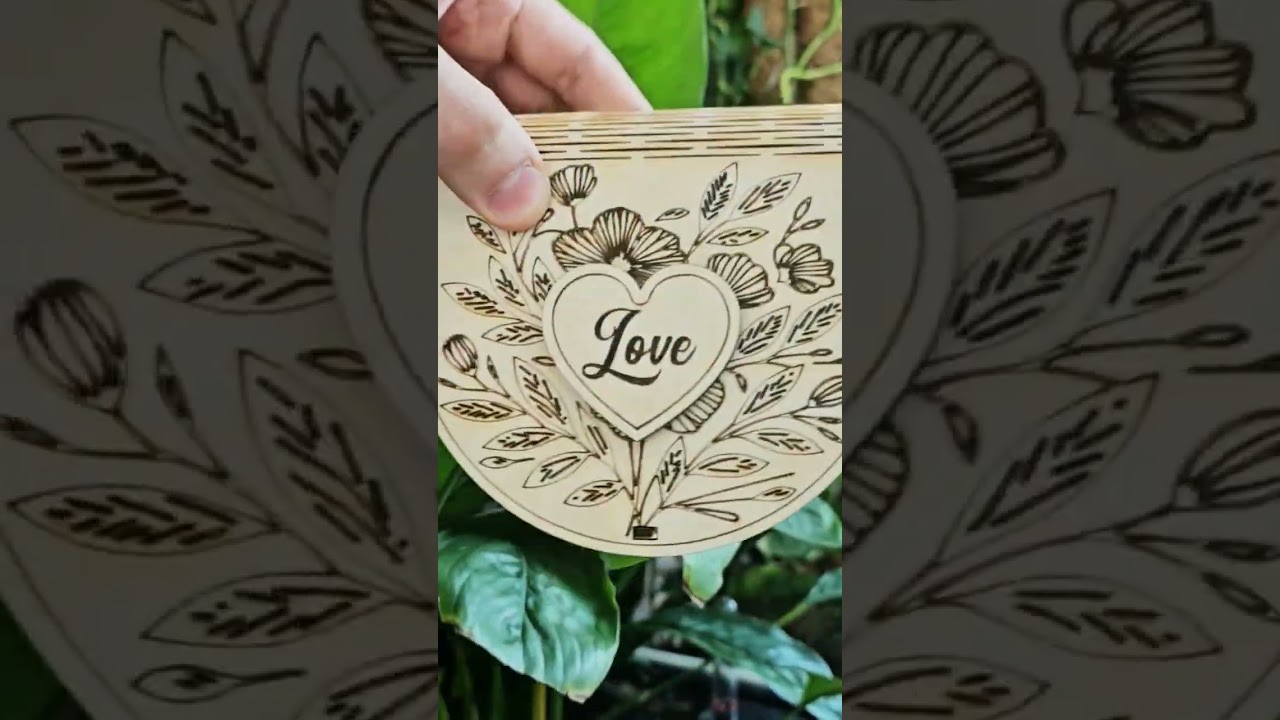 Romantic Half-Circle Love Book