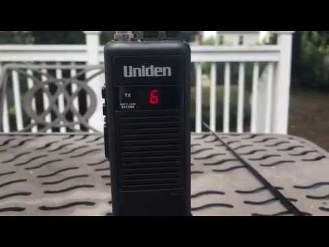 Uniden PRO401HH Handheld CB Radio and Cobra HA-TA Antenna