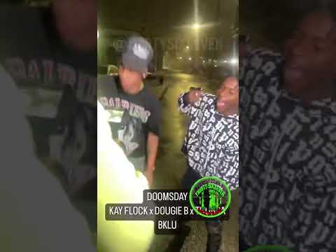 🆕 Dougie B & Thunder Bklu Shoot DOOMSDAY Visuals 🎬 Back Out FAKE KNOCKS 🤣 Free #KAYFLOCK❗️#PROPS