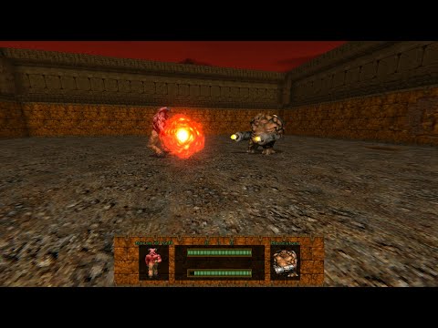 Doom: The Reconquest - 1 Baron of Hell vs 1 Mancubus (2:3) [gzdoom]