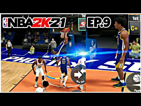 I CAUGHT MY FIRST DUNK IN GAME!! NBA 2K21 MOBILE ~ MYCAREER EP#9