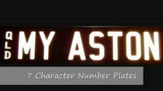 ASTON MARTIN - MY ASTON QLD NUMBER PLATES FOR SALE