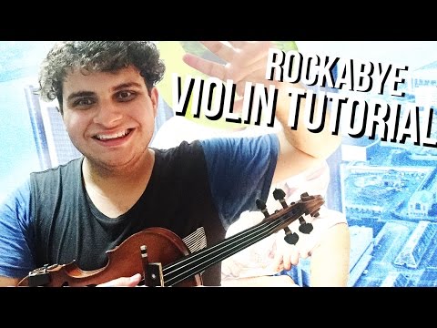 Clean Bandit "Rockabye" Violin Tutorial | Brandon Woods