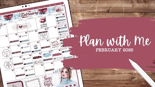 Recovering from the Flu & Making Big Decisions 😅 | February 2025 Digital Plan With Me | GoodNotes 6