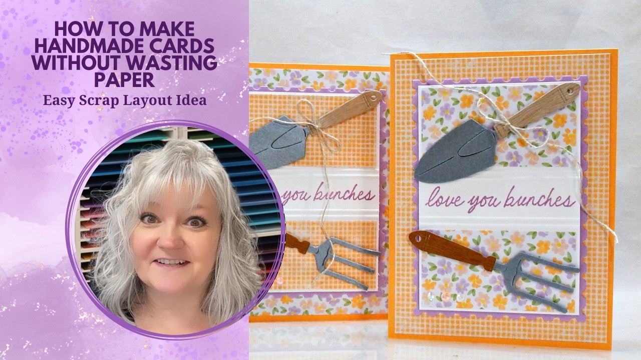 How to Make Handmade Cards Without Wasting Paper (Easy Scrap Layout Idea)