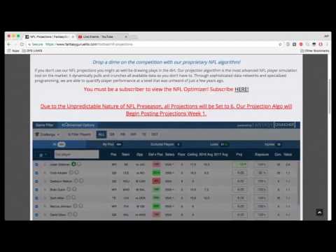Fantasy Cruncher Optimizer