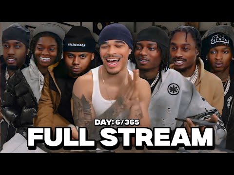 6 JAN - Fivio Foreign x Lil Tjay x 41 x Bay Swag x Max: 5$TAR Studio Sessions, Twitter [DAY 6/365]