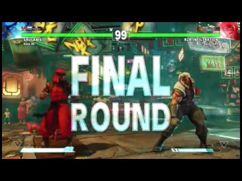 STREET FIGHTER V: SAULABIS (RASHID) VS INFILTRATION (NASH)