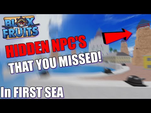 HIDDEN NPC's in First Sea that you have MISSED - Blox Fruits