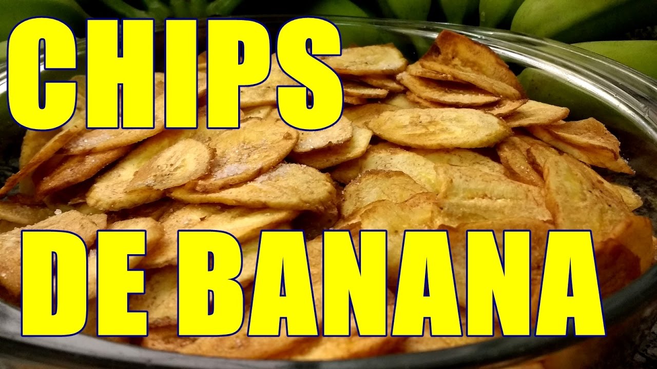 CHIPS DE BANANA VERDE INCRIVEL SEQUINHO COMO AQUELE QUE VOCE COMPRA NO MERCADO POR MARA CAPRIO